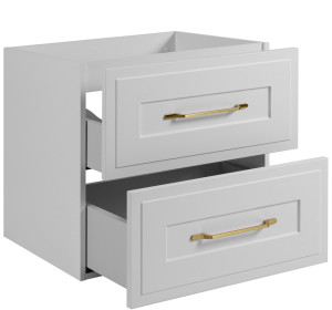 CLASSIC biely W140DC závesná skrinka pod umývadlo 140 cm