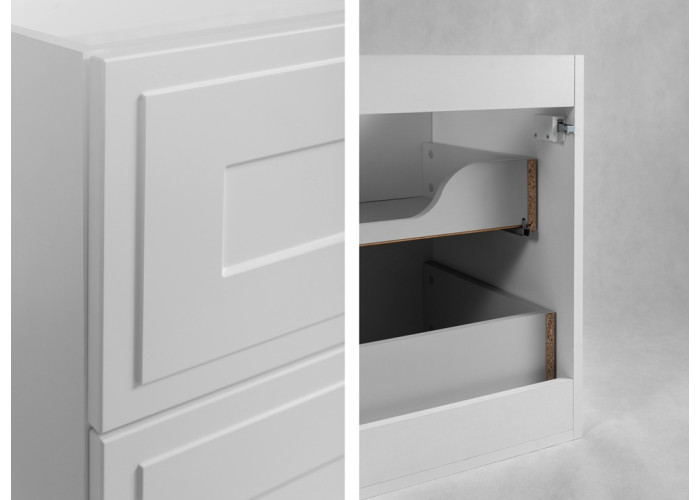 CLASSIC biely W140DC závesná skrinka pod umývadlo 140 cm