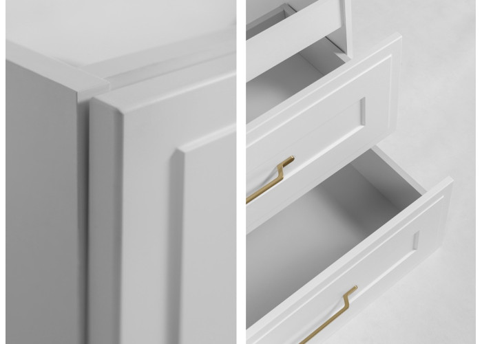 CLASSIC biely W140DC závesná skrinka pod umývadlo 140 cm