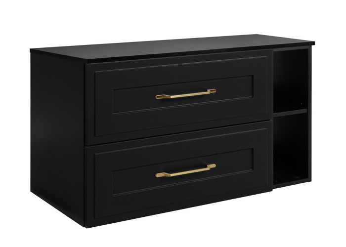 CLASSIC čierny B100DB závesná skrinka pod umývadlo 100 cm CLASSIC čierny B100DB závesná skrinka pod umývadlo 100 cm