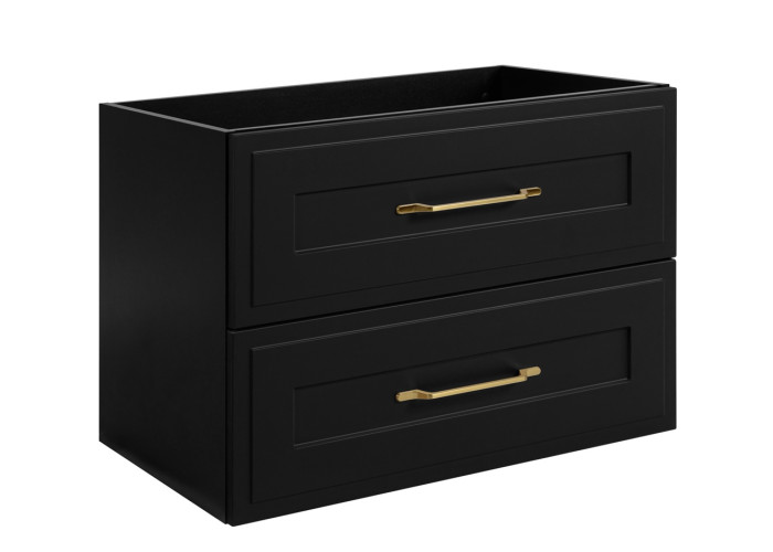 CLASSIC čierny B80 závesná skrinka pod umývadlo 80 cm CLASSIC čierny B80 závesná skrinka pod umývadlo 80 cm