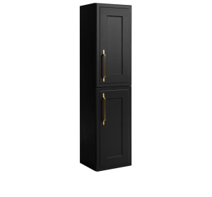 CLASSIC čierny B35 vysoká skrinka do kúpeľne