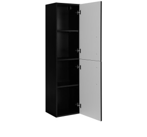 CLASSIC čierny B35 vysoká skrinka do kúpeľne