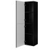 CLASSIC čierny B35 vysoká skrinka do kúpeľne