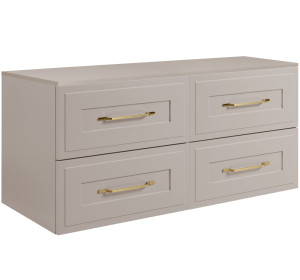 CLASSIC kašmír K120DK závesná skrinka pod umývadlo 120 cm