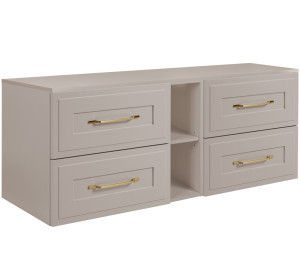 CLASSIC kašmír K140DK závesná skrinka pod umývadlo 140 cm