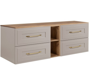 CLASSIC kašmír K180DC závesná skrinka pod umývadlo 180 cm