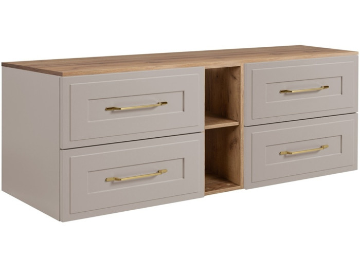 CLASSIC kašmír K180DC závesná skrinka pod umývadlo 180 cm