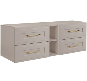 CLASSIC kašmír K180DK závesná skrinka pod umývadlo 180 cm