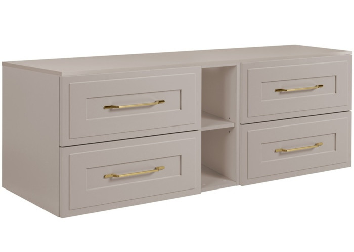 CLASSIC kašmír K180DK závesná skrinka pod umývadlo 180 cm