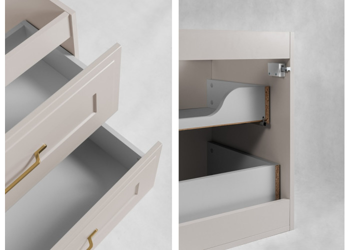 CLASSIC kašmír K140DC závesná skrinka pod umývadlo 140 cm