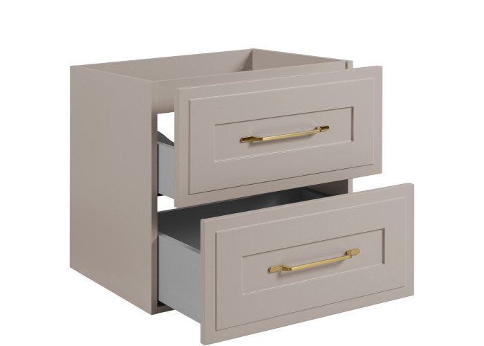 CLASSIC kašmír K140DC závesná skrinka pod umývadlo 140 cm