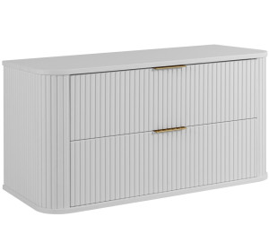 ELEGANCE biela W100 závesná skrinka pod umývadlo 100 cm s vrchnou doskou