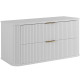 ELEGANCE biela W100 závesná skrinka pod umývadlo 100 cm s vrchnou doskou