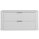 ELEGANCE biela W100 závesná skrinka pod umývadlo 100 cm s vrchnou doskou