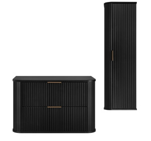 ELEGANCE čierna kúpeľňová zostava 1