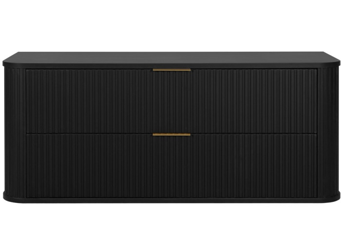 ELEGANCE čierna B120 závesná skrinka pod umývadlo 120 cm s vrchnou doskou ELEGANCE čierna B120 závesná skrinka pod umývadlo 120 cm s vrchnou doskou