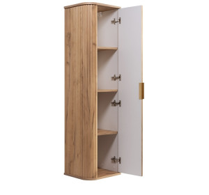 ELEGANCE dub craft zlatý C35 vysoká skrinka do kúpelne