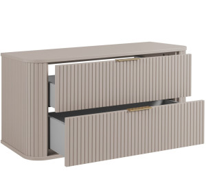 ELEGANCE kašmír K100 závesná skrinka pod umývadlo 100 cm s vrchnou doskou