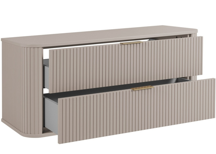 ELEGANCE kašmír K120 závesná skrinka pod umývadlo 120 cm s vrchnou doskou