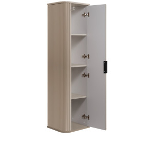 ELEGANCE kašmír K35 vysoká skrinka do kúpelne