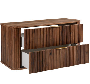 ELEGANCE orech O100 závesná skrinka pod umývadlo 100 cm s vrchnou doskou