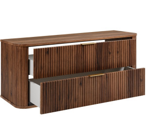 ELEGANCE orech O120 závesná skrinka pod umývadlo 120 cm s vrchnou doskou