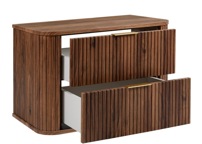 ELEGANCE orech O80 závesná skrinka pod umývadlo 80 cm s vrchnou doskou