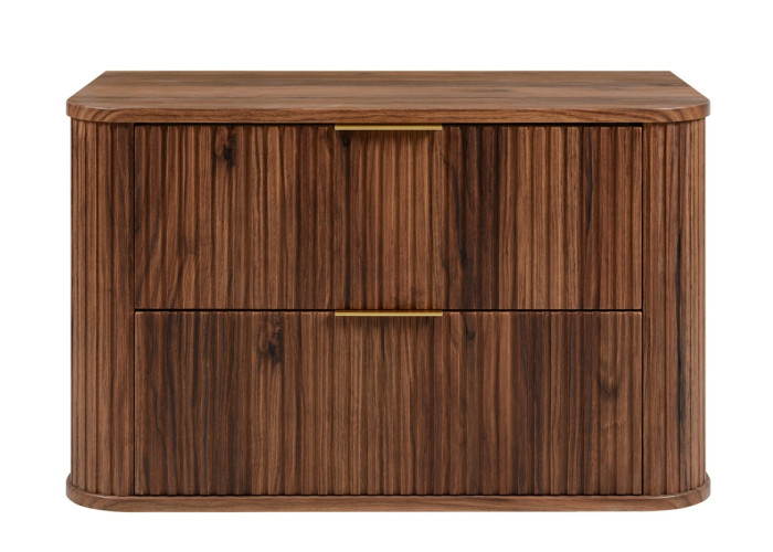 ELEGANCE orech O80 závesná skrinka pod umývadlo 80 cm s vrchnou doskou