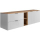 FLOW biely matný W140-60-20-60-DC závesná skrinka pod umývadlo 140 cm FLOW biely matný W140-60-20-60-DC závesná skrinka pod umývadlo 140 cm