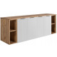 FLOW biely matný W160-R6060RDC-2 závesná skrinka pod umývadlo 160 cm FLOW biely matný W160-R6060RDC-2 závesná skrinka pod umývadlo 160 cm
