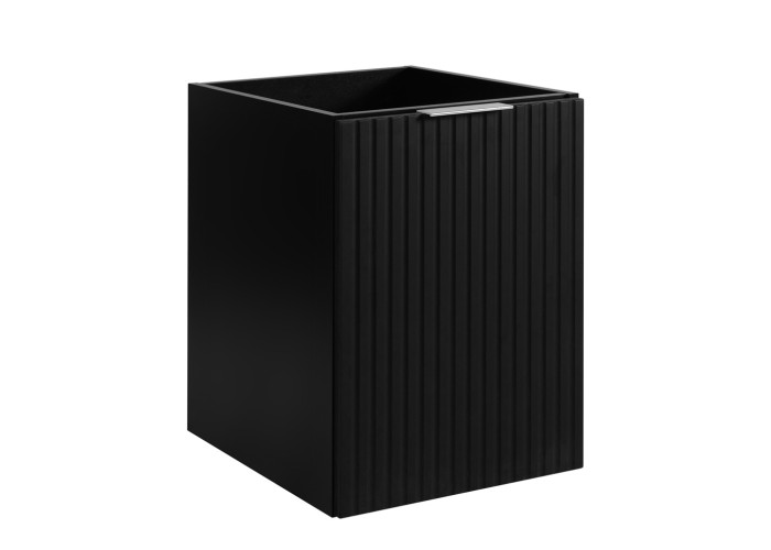 FLOW čierny matný B40D1 závesná kúpeľňová skrinka 40 cm