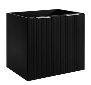 FLOW čierny matný B60D2 závesná skrinka pod umývadlo 60 cm