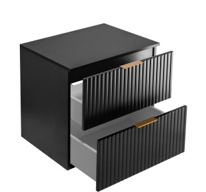 FLOW čierny matný B60DB závesná skrinka pod umývadlo 60 cm FLOW čierny matný B60DB závesná skrinka pod umývadlo 60 cm