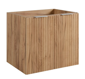 FLOW dub craft zlatý C60D2 závesná skrinka pod umývadlo 60 cm