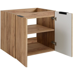 FLOW dub craft zlatý C60D2 závesná skrinka pod umývadlo 60 cm