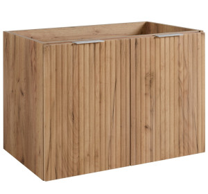 FLOW dub craft zlatý C80D2 závesná skrinka pod umývadlo 80 cm