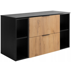 FLOW dub craft zlatý C100R60RDB závesná skrinka pod umývadlo 100 cm