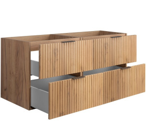 FLOW dub craft zlatý C120 závesná skrinka pod umývadlo 120 cm FLOW dub craft zlatý C120 závesná skrinka pod umývadlo 120 cm