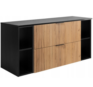 FLOW dub craft zlatý C120R80RDB závesná skrinka pod umývadlo 120 cm