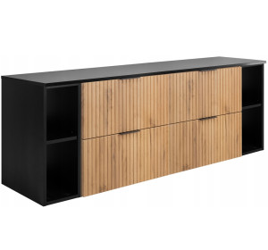 FLOW dub craft zlatý C160R6060RDB závesná skrinka pod umývadlo 160 cm