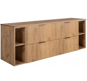 FLOW dub craft zlatý C160R6060RDC závesná skrinka pod umývadlo 160 cm