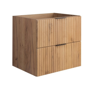 FLOW dub craft zlatý C60 závesná skrinka pod umývadlo 60 cm