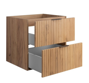 FLOW dub craft zlatý C100R60RDC závesná skrinka pod umývadlo 100 cm