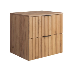 FLOW dub craft zlatý C60DC závesná skrinka pod umývadlo 60 cm