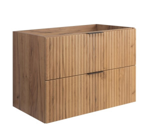 FLOW dub craft zlatý C80 závesná skrinka pod umývadlo 80 cm