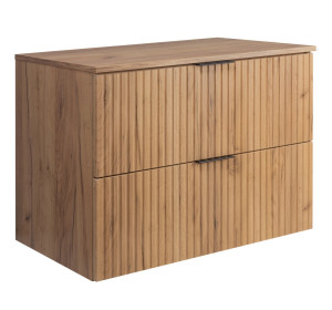 FLOW dub craft zlatý C80DC závesná skrinka pod umývadlo 80 cm