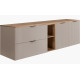 FLOW kašmír K180-80-20-80-DC závesná skrinka pod umývadlo 180 cm