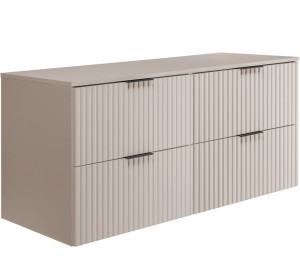 FLOW kašmír K120DK závesná skrinka pod umývadlo 120 cm