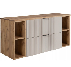 FLOW kašmír K120R80RDC závesná skrinka pod umývadlo 120 cm